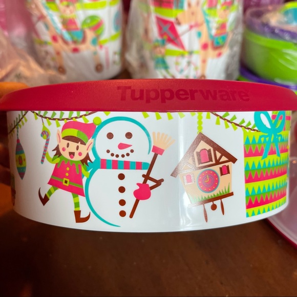 TUPPERWARE ONE TOUCH CHRISTMAS BUNDLE SET - Picture 4 of 13